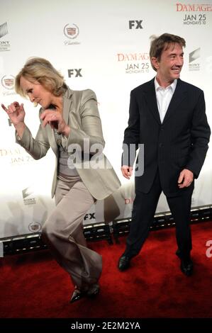 Glenn Close und Martin Short besuchen Staffel 3 Premiere von FX`s damages und DVD Veröffentlichung von Staffel 2 in New York City, NY, USA, am 19. Januar 2010. Foto von Mehdi Taamallah/ABACAPRESS.COM Stockfoto